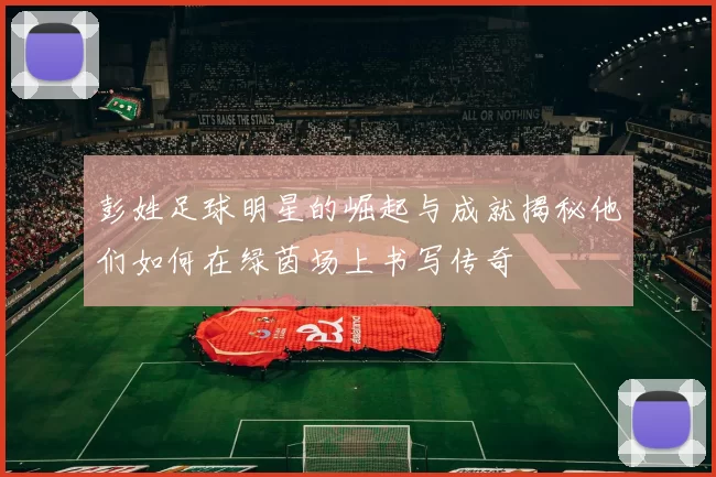 彭姓足球明星的崛起与成就揭秘他们如何在绿茵场上书写传奇